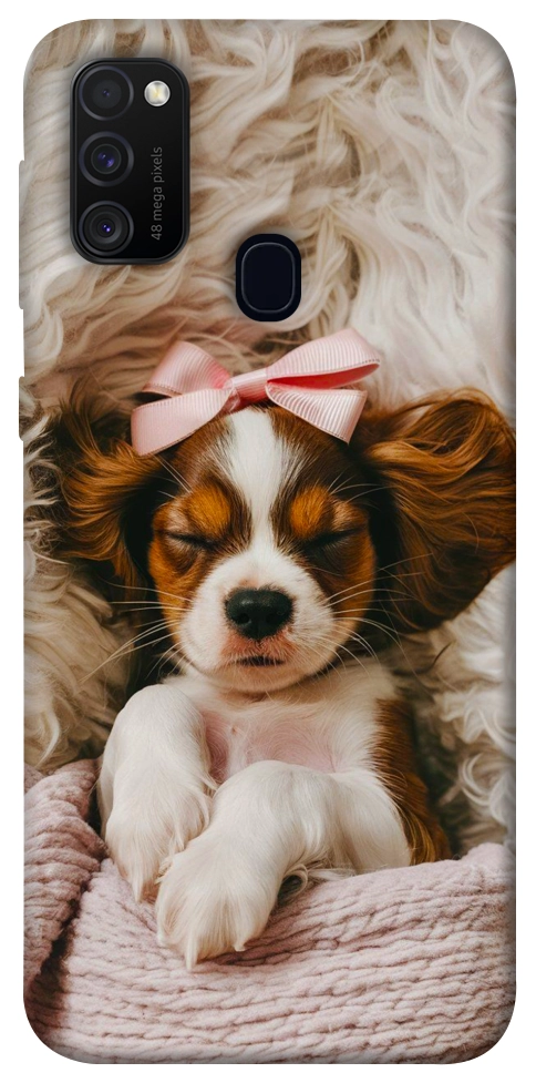 Чохол Sleepy spaniel для Galaxy M30s