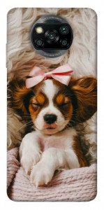 Чехол Sleepy spaniel для Xiaomi Poco X3 Pro