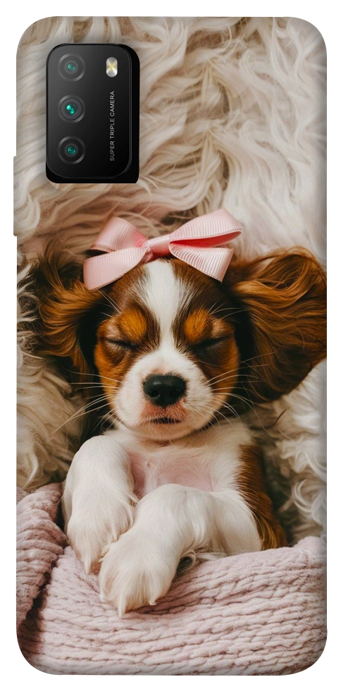 Чехол Sleepy spaniel для Xiaomi Poco M3