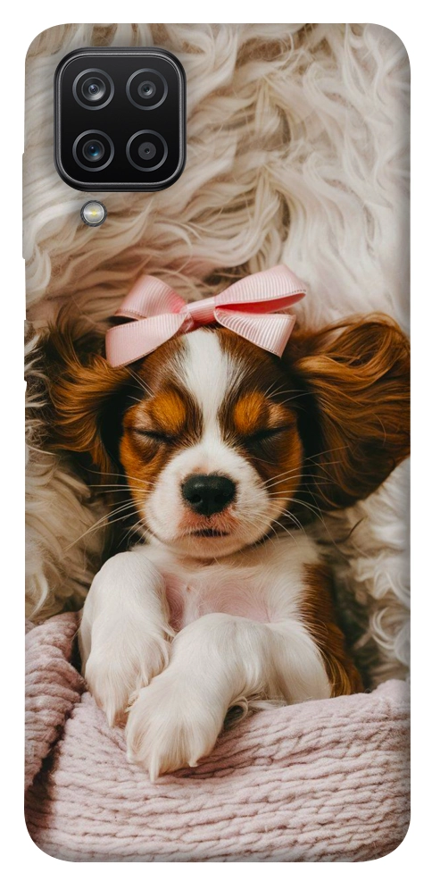 Чехол Sleepy spaniel для Galaxy A12