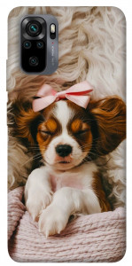 Чохол Sleepy spaniel для Xiaomi Redmi Note 10S