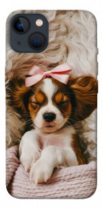 Чехол Sleepy spaniel для iPhone 13