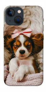Чехол Sleepy spaniel для iPhone 13 mini
