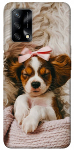 Чохол Sleepy spaniel для Oppo A74 4G
