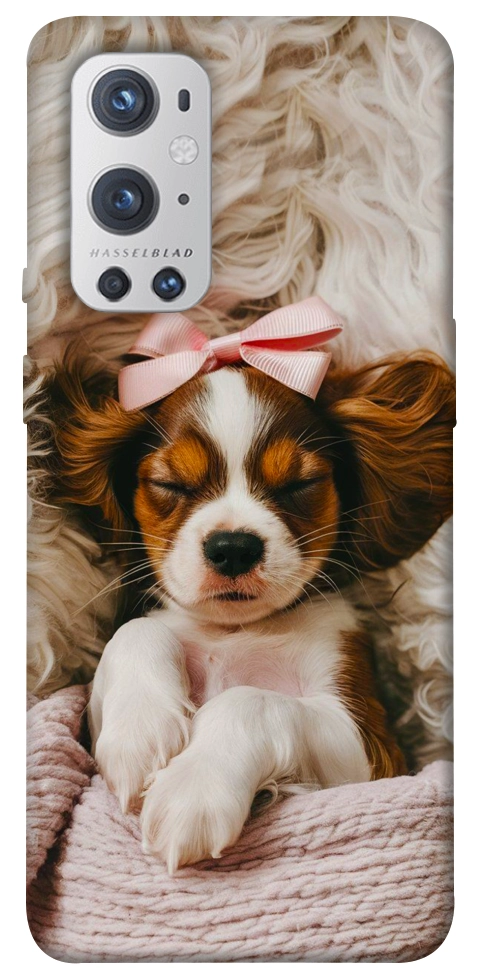 Чохол Sleepy spaniel для Oneplus 9 pro