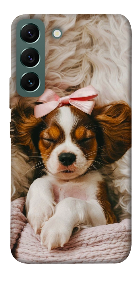 Чехол Sleepy spaniel для Galaxy S22