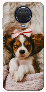Чехол Sleepy spaniel для Nokia G10