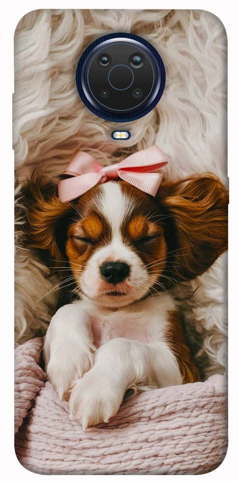 Чехол Sleepy spaniel для Nokia G10
