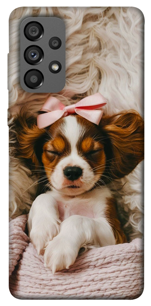 Чехол Sleepy spaniel для Galaxy A73 5G