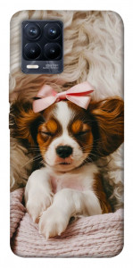 Чехол Sleepy spaniel для Realme 8 Pro