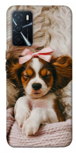 Чохол Sleepy spaniel для Oppo A16 4G