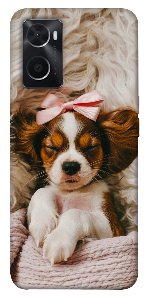 Чохол Sleepy spaniel для Oppo A76 4G
