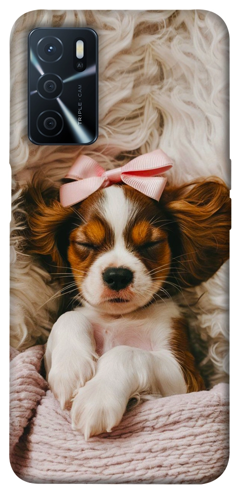 Чехол Sleepy spaniel для Oppo A54s