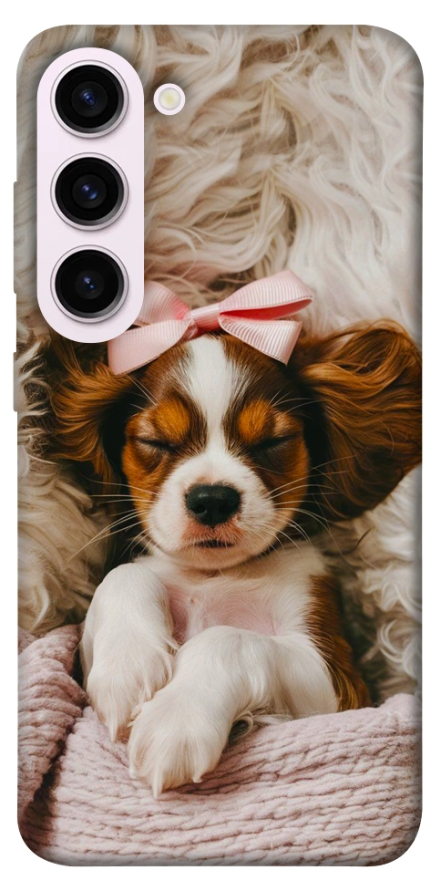 Чохол Sleepy spaniel для Galaxy S23+
