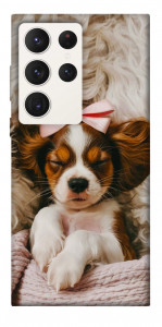 Чехол Sleepy spaniel для Galaxy S23 Ultra
