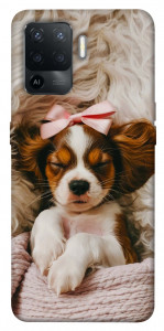 Чехол Sleepy spaniel для Oppo Reno 5 Lite