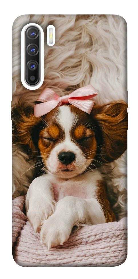 Чехол Sleepy spaniel для Oppo Reno 3