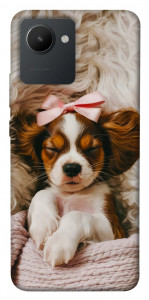 Чехол Sleepy spaniel для Realme C30