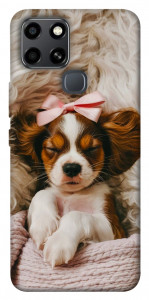 Чехол Sleepy spaniel для Infinix Smart 6