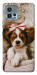 Чохол Sleepy spaniel для Motorola Moto G72
