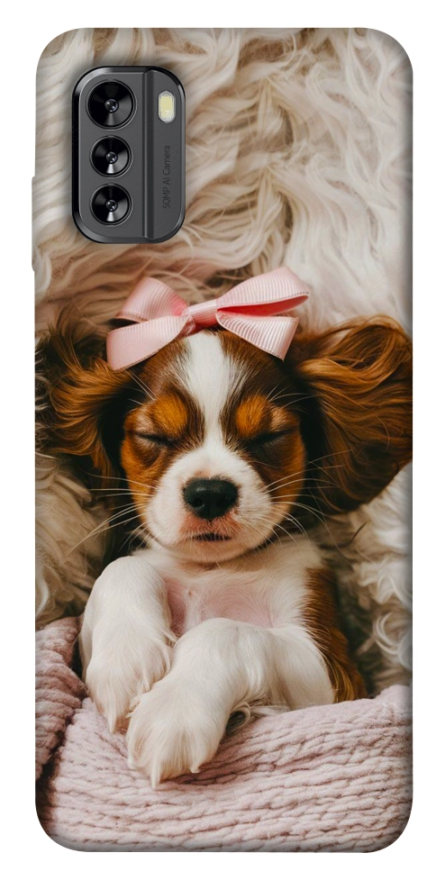 Чохол Sleepy spaniel для Nokia G60