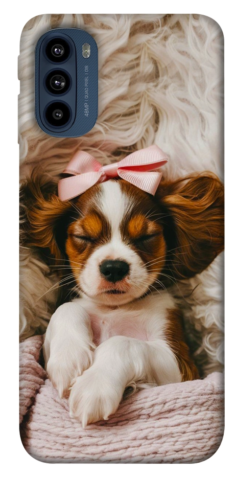 Чохол Sleepy spaniel для Motorola Moto G41