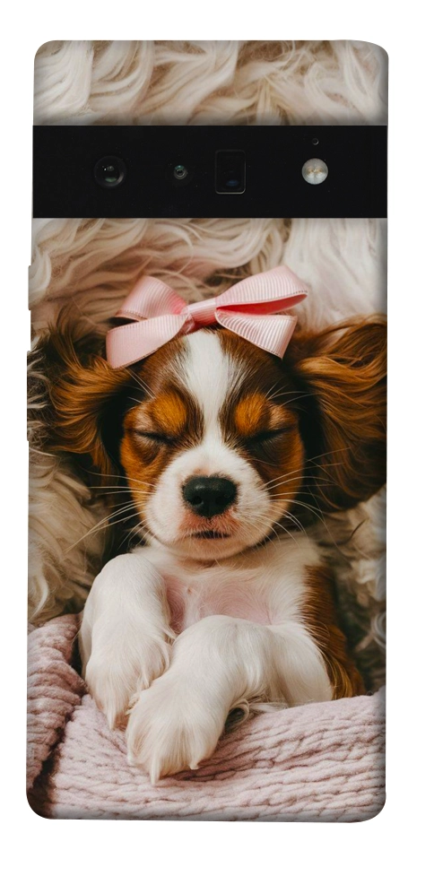 Чехол Sleepy spaniel для Google Pixel 6 Pro