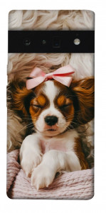 Чехол Sleepy spaniel для Google Pixel 6 Pro