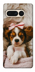 Чехол Sleepy spaniel для Google Pixel 7 Pro