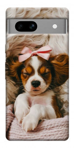 Чехол Sleepy spaniel для Google Pixel 7A