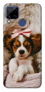 Чехол Sleepy spaniel для Realme C15