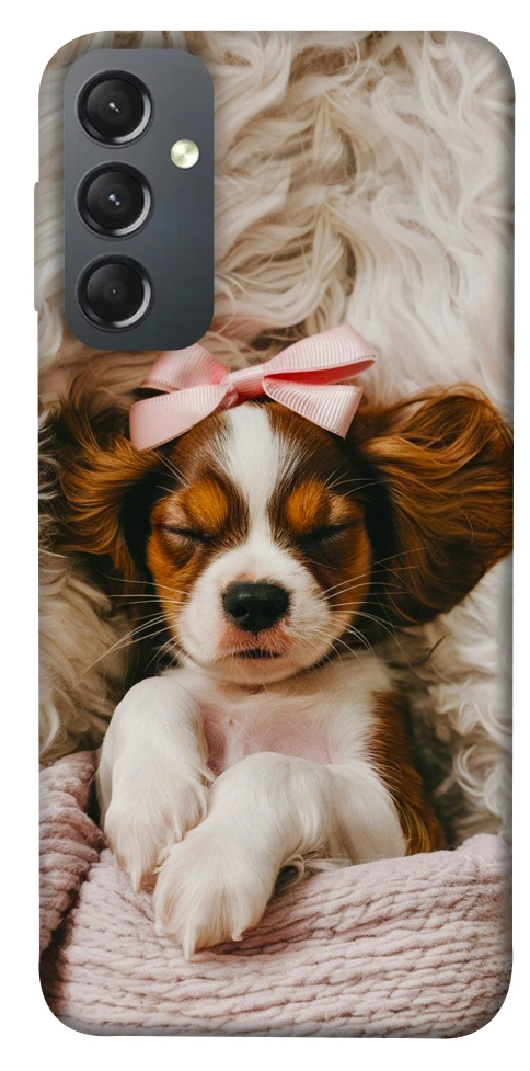 Чохол Sleepy spaniel для Galaxy A24 4G