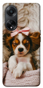 Чехол Sleepy spaniel для Oppo A58 4G