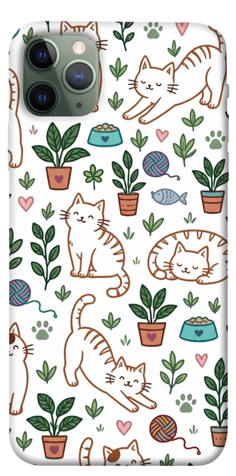Чохол Cats pattern для iPhone 11 Pro Max