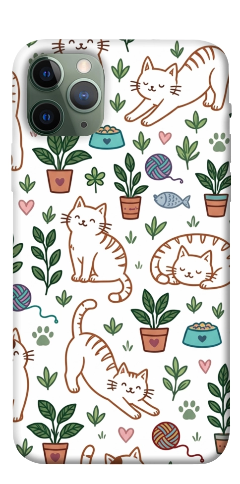 Чохол Cats pattern для iPhone 11 Pro