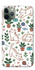 Чохол Cats pattern для iPhone 11 Pro