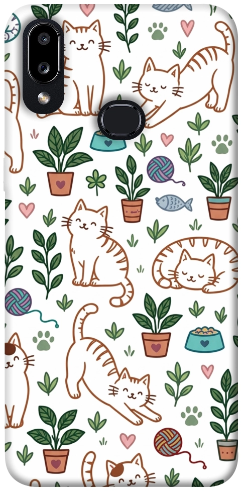 Чохол Cats pattern для Galaxy A10s (2019)