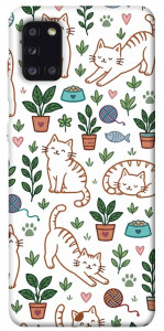 Чехол Cats pattern для Galaxy A31 (2020)