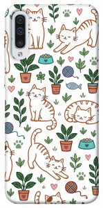 Чохол Cats pattern для Samsung Galaxy A50s