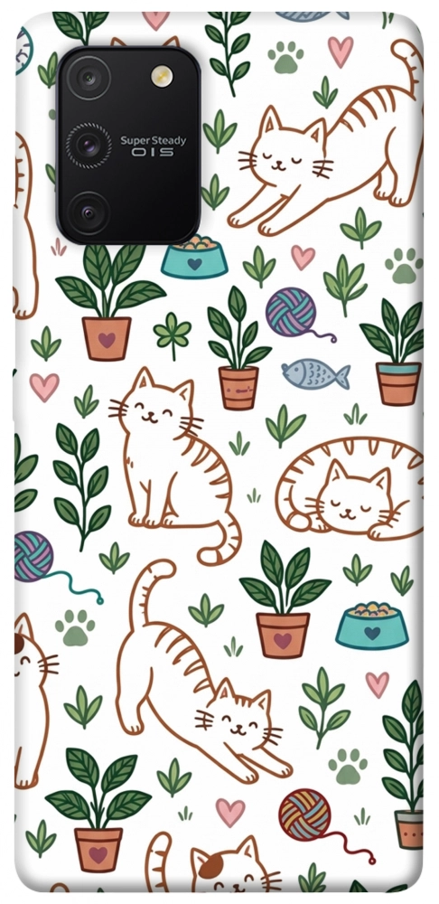 Чохол Cats pattern для Galaxy S10 Lite (2020)