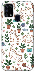 Чехол Cats pattern для Galaxy M31 (2020)