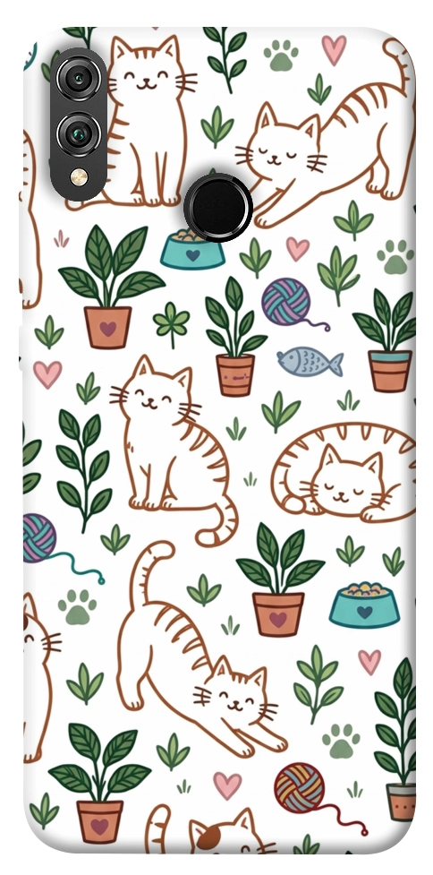 Чохол Cats pattern для Huawei Honor 8X