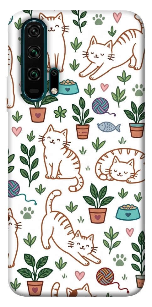 Чохол Cats pattern для Huawei Honor 20 Pro