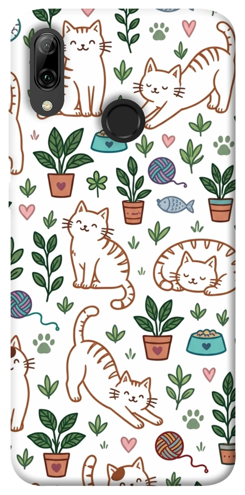 Чохол Cats pattern для Huawei P Smart (2019)