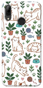 Чохол Cats pattern для Huawei P Smart (2019)