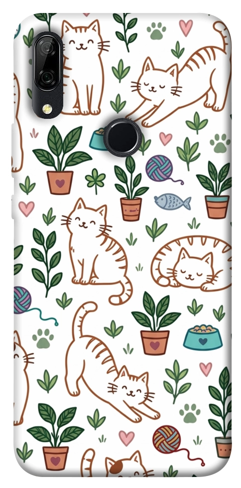 Чехол Cats pattern для Huawei P Smart Z