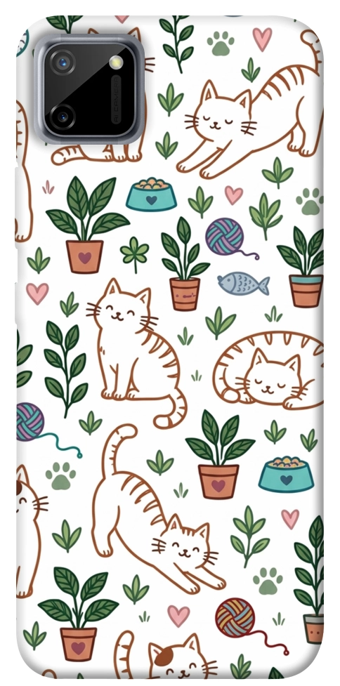 Чохол Cats pattern для Realme C11