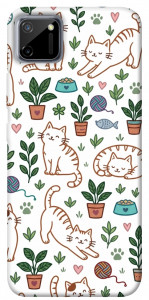 Чехол Cats pattern для Realme C11