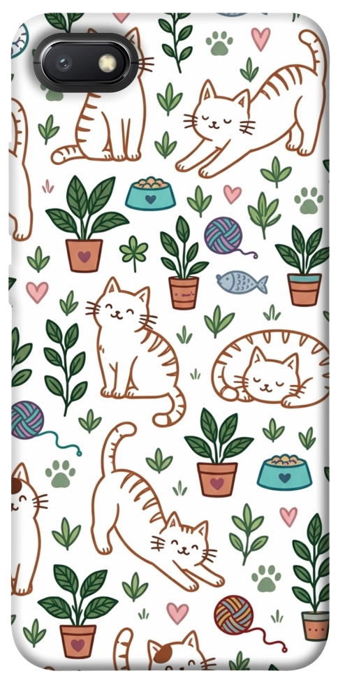 Чехол Cats pattern для Xiaomi Redmi 6A