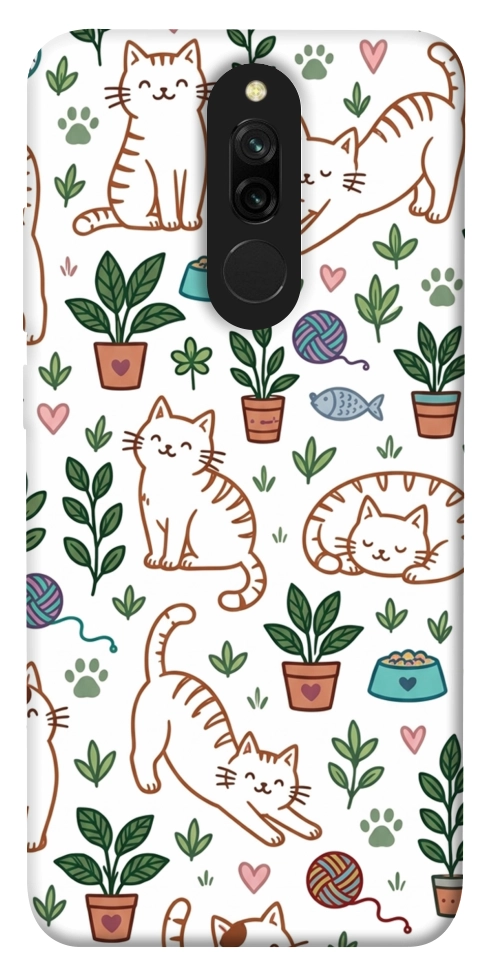 Чохол Cats pattern для Xiaomi Redmi 8